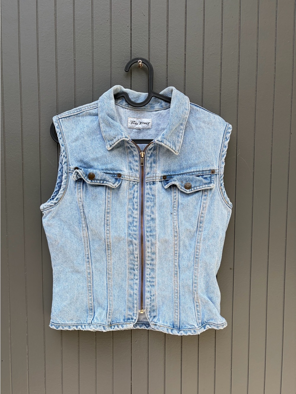 Vintage 90’s Paris Blues Denim Vest